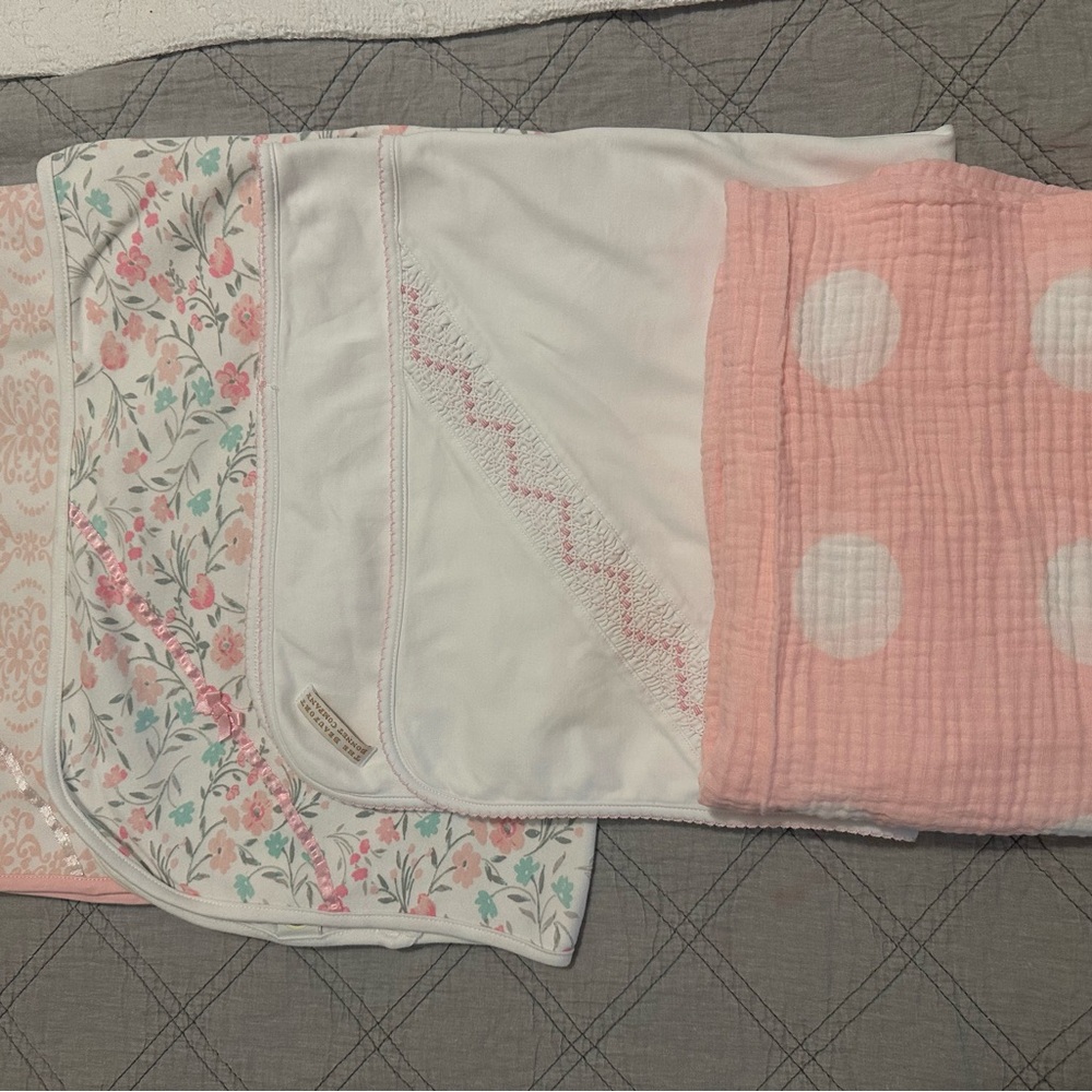 The Beaufort Bonnet Company, Little Me, Cloud Island Blanket Lot